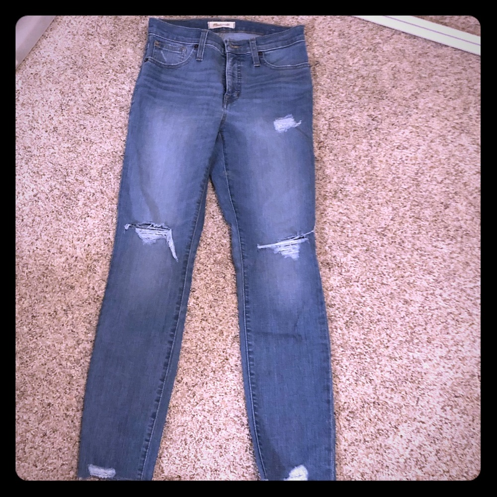 Madwell skinny jeans 9” high rise 26